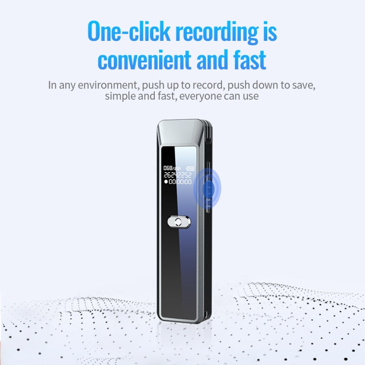 JNN Q7 Mini Portable Voice Recorder with OLED Screen, Memory:4GB(Metal Gray) - Recording Pen by JNN | Online Shopping South Africa | PMC Jewellery | Buy Now Pay Later Mobicred