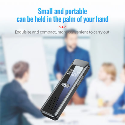 JNN Q7 Mini Portable Voice Recorder with OLED Screen, Memory:8GB(Metal Gray) - Recording Pen by JNN | Online Shopping South Africa | PMC Jewellery | Buy Now Pay Later Mobicred