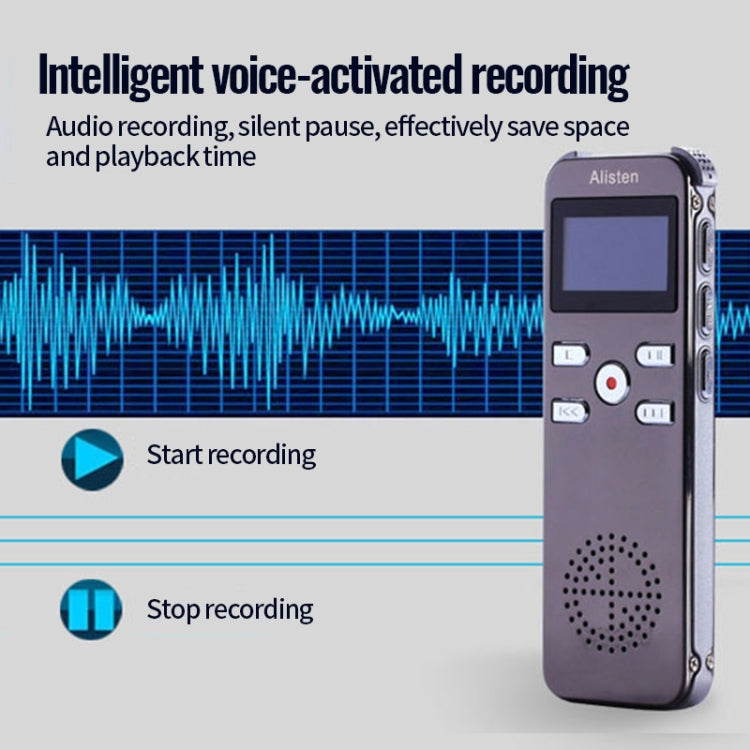JNN X26 Mini Portable Voice Recorder with OLED Screen, Memory:8GB(Gold) - Recording Pen by JNN | Online Shopping South Africa | PMC TechLife | Buy Now Pay Later Mobicred
