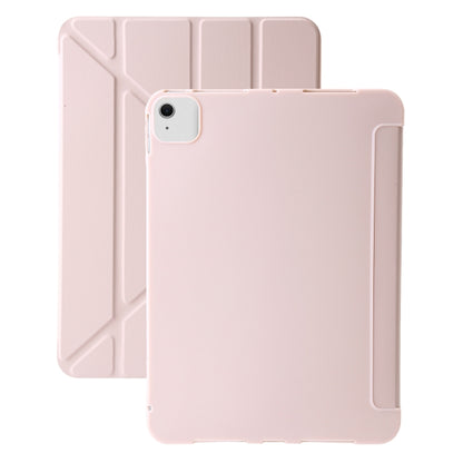 For iPad Air 11 2024 TPU Deformation Flip Leather Tablet Case with Holder(Light Pink) - iPad Air 11 2024 Cases by PMC Jewellery | Online Shopping South Africa | PMC Jewellery | Buy Now Pay Later Mobicred