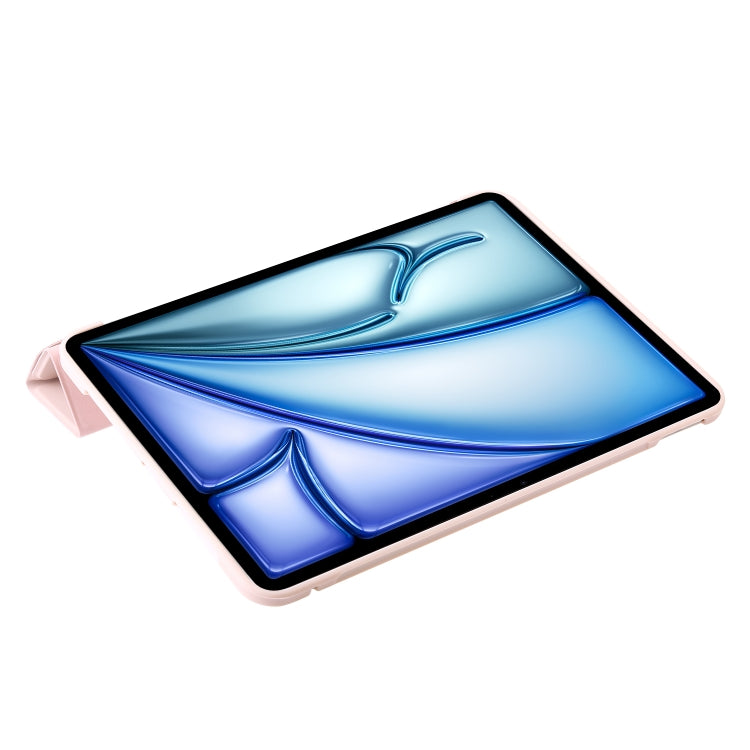 For iPad Air 11 2024 TPU Deformation Flip Leather Tablet Case with Holder(Light Pink) - iPad Air 11 2024 Cases by PMC TechLife | Online Shopping South Africa | PMC TechLife | Buy Now Pay Later Mobicred