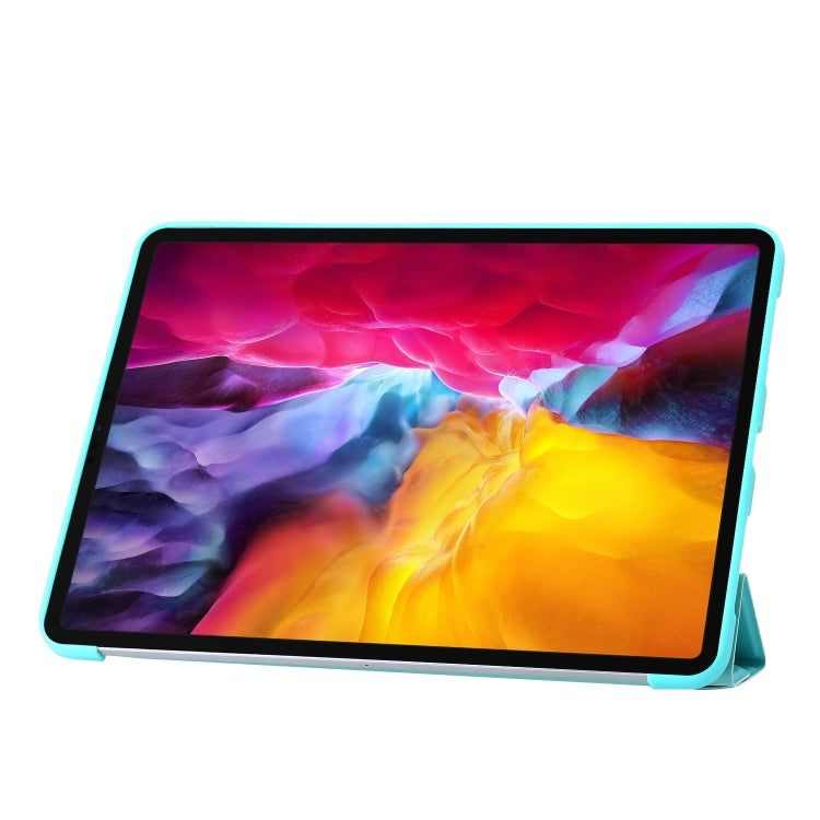 For iPad Pro 11 2024 TPU Deformation Flip Leather Tablet Case with Holder(Mint Blue) - iPad Pro 11 2024 Cases by PMC TechLife | Online Shopping South Africa | PMC TechLife | Buy Now Pay Later Mobicred