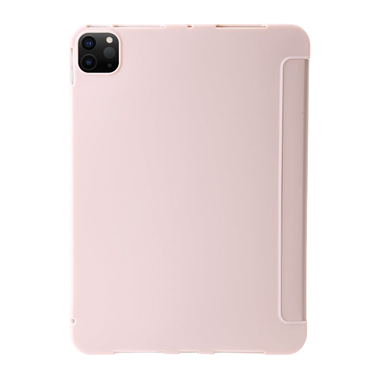 For iPad Pro 11 2024 TPU Deformation Flip Leather Tablet Case with Holder(Light Pink) - iPad Pro 11 2024 Cases by PMC Jewellery | Online Shopping South Africa | PMC Jewellery | Buy Now Pay Later Mobicred