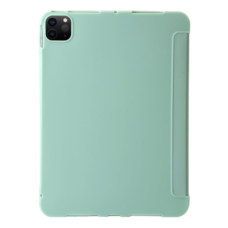 For iPad Pro 11 2024 TPU Deformation Flip Leather Tablet Case with Holder(Mint Green) - iPad Pro 11 2024 Cases by PMC TechLife | Online Shopping South Africa | PMC TechLife | Buy Now Pay Later Mobicred
