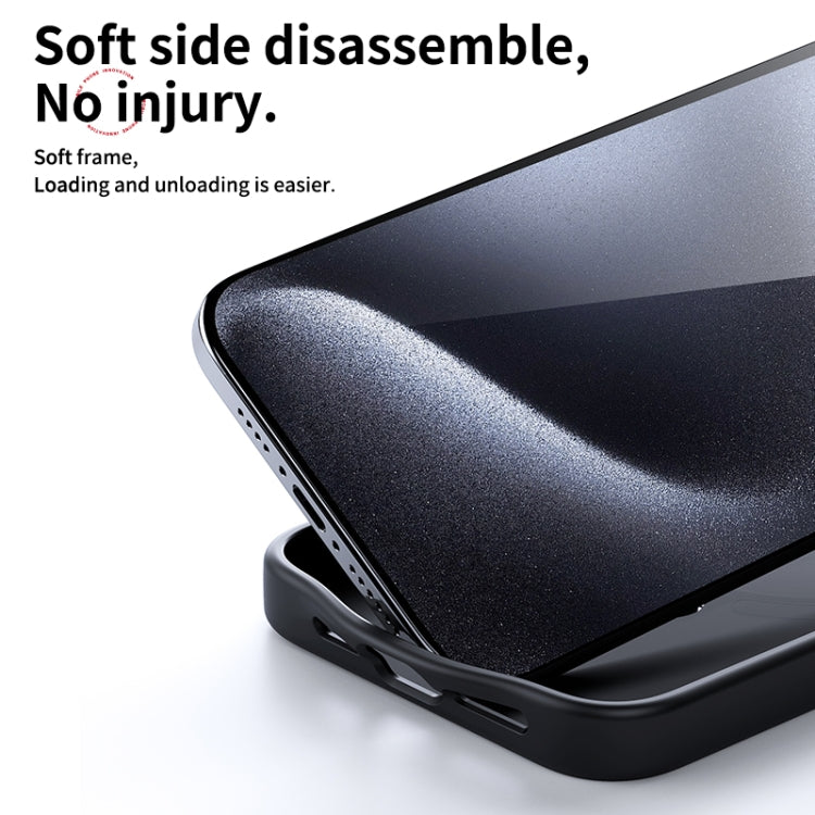 For iPhone 16 Pro Double Ring MagSafe Holder Carbon Fiber Phone Case(Silver) - free shipping - PMC TechLife - Order now!