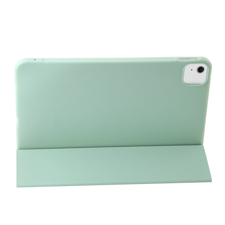 For iPad Air 13 2024 Three-fold Holder Flip Tablet Leather Case(Mint Green) - iPad Air 13 2024 Cases by PMC Jewellery | Online Shopping South Africa | PMC Jewellery | Buy Now Pay Later Mobicred