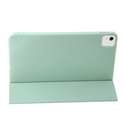 For iPad Air 13 2024 Three-fold Holder Flip Tablet Leather Case(Mint Green) - iPad Air 13 2024 Cases by PMC Jewellery | Online Shopping South Africa | PMC Jewellery | Buy Now Pay Later Mobicred