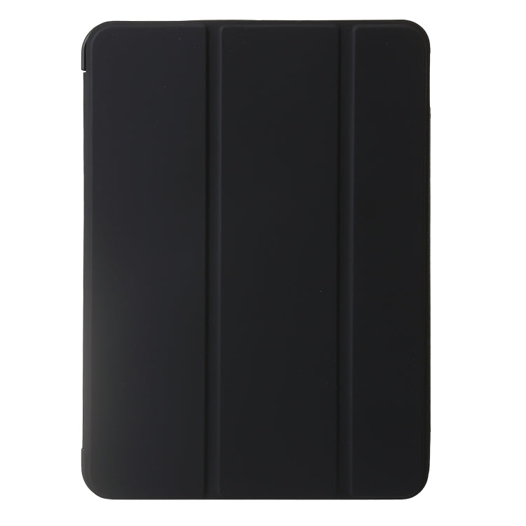 For iPad Air 11 2025 / 2024 Three-fold Holder Flip Tablet Leather Case(Black) - iPad Air 11 2025 / 2024 Cases by PMC TechLife | Online Shopping South Africa | PMC TechLife | Buy Now Pay Later Mobicred