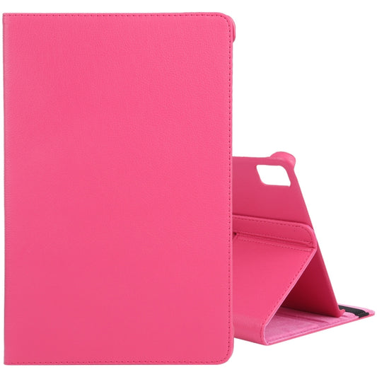 For iPad Air 13 2024 360 Degree Rotation Litchi Texture Leather Tablet Case with Holder(Rose Red) - iPad Air 13 2024 Cases by PMC Jewellery | Online Shopping South Africa | PMC Jewellery | Buy Now Pay Later Mobicred