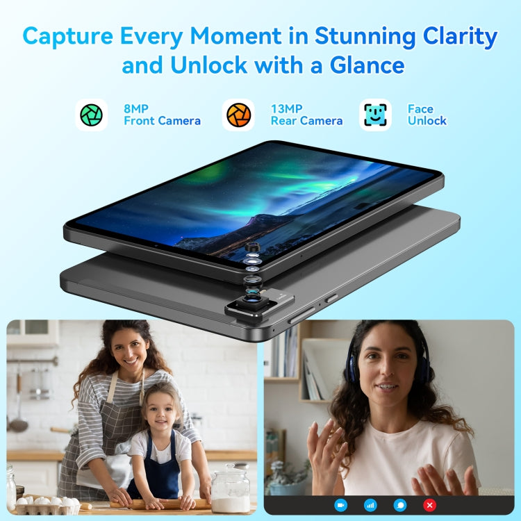 HEADWOLF Fpad5 4G LTE Tablet PC, 8GB+128GB, 8.4 inch Android 14 MT6789 Octa Core Support Dual SIM, Global Version with Google Play(Black) - free shipping - PMC TechLife - Order now!