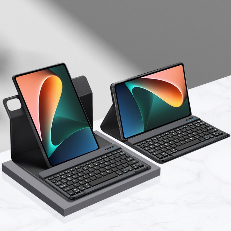 For Xiaomi Redmi Pad SE 11 inch Detachable Keyboard Smart Tablet Leather Case(Black) - free shipping - PMC TechLife - Order now!