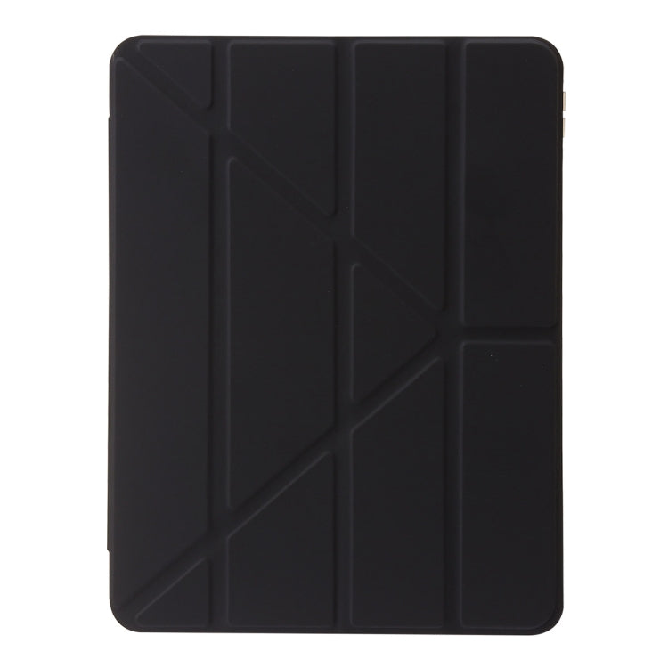 For iPad Pro 11 2024 Clear Acrylic Deformation Leather Tablet Case(Black) - iPad Pro 11 2024 Cases by PMC Jewellery | Online Shopping South Africa | PMC Jewellery | Buy Now Pay Later Mobicred