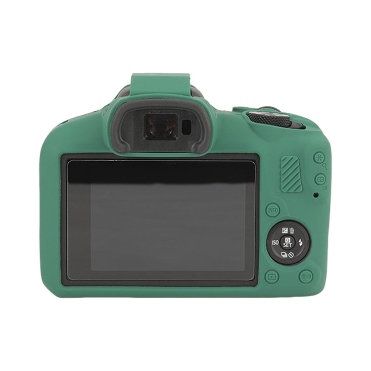 For Canon EOS R100 Glossy Soft Silicone Protective Case(Green) - Protective Case by PMC TechLife | Online Shopping South Africa | PMC TechLife | Buy Now Pay Later Mobicred