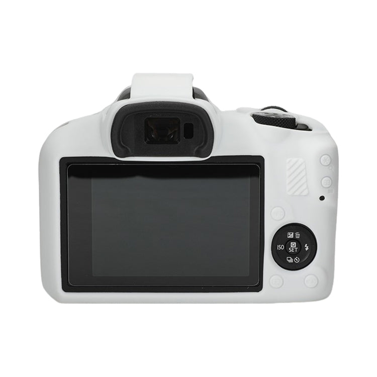 For Canon EOS R100 Glossy Soft Silicone Protective Case(White) - Protective Case by PMC TechLife | Online Shopping South Africa | PMC TechLife | Buy Now Pay Later Mobicred