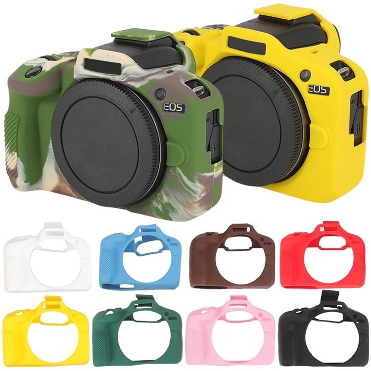 For Canon EOS R100 Glossy Soft Silicone Protective Case(Black) - Protective Case by PMC TechLife | Online Shopping South Africa | PMC TechLife | Buy Now Pay Later Mobicred