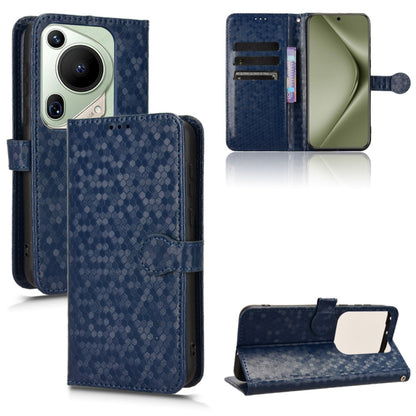 For Huawei Pura 70 Ultra Honeycomb Dot Texture Leather Phone Case(Blue) - Huawei Cases by PMC Jewellery | Online Shopping South Africa | PMC Jewellery | Buy Now Pay Later Mobicred