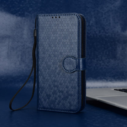 For Huawei Pura 70 Pro / Pro+ Honeycomb Dot Texture Leather Phone Case(Blue) - Huawei Cases by PMC Jewellery | Online Shopping South Africa | PMC Jewellery | Buy Now Pay Later Mobicred