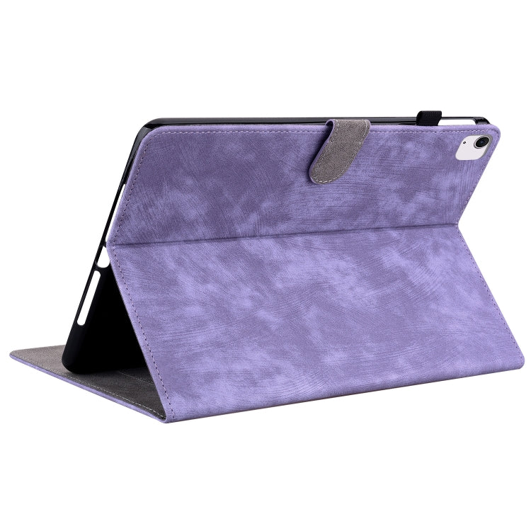 For iPad Air 13 2025 / 2024 Embossed Tiger Pattern Leather Tablet Case(Purple) - iPad Air 13 2025 / 2024 Cases by PMC TechLife | Online Shopping South Africa | PMC TechLife | Buy Now Pay Later Mobicred