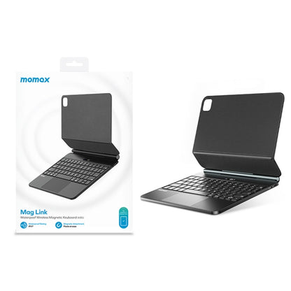 For iPad Pro 11 2018-2022/Air 10.9 2020-2022 MOMAX KB5 Mag Link Wireless Floating Waterproof Magnetic Keyboard - Universal by MOMAX | Online Shopping South Africa | PMC Jewellery | Buy Now Pay Later Mobicred