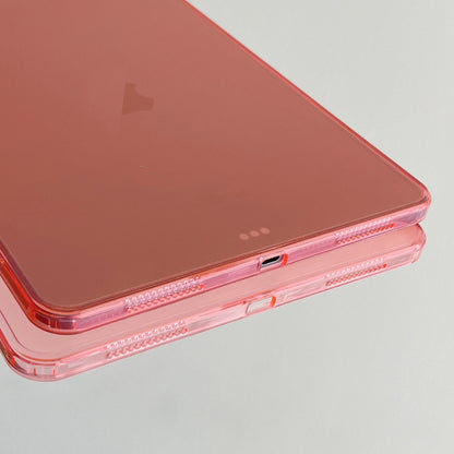 For iPad Air 13 2025 / 2024 Skin-feeling Crystal Clear Acrylic Tablet Case(Pink) - iPad Pro 12.9 (2022/2021) Cases by PMC Jewellery | Online Shopping South Africa | PMC Jewellery | Buy Now Pay Later Mobicred