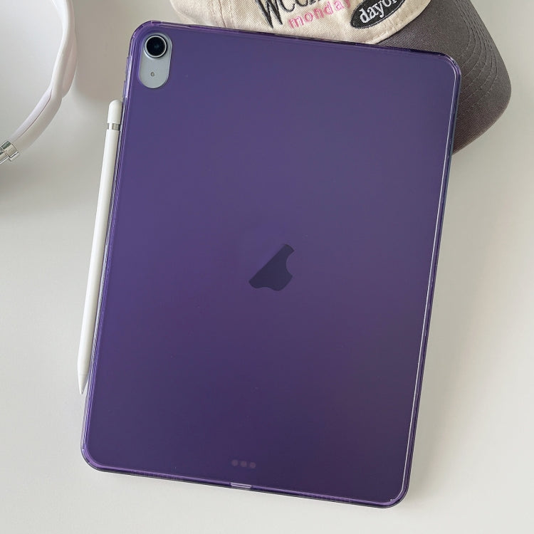 For iPad Air 11 2024 / Air 2022 10.9 Skin-feeling Crystal Clear Acrylic Tablet Case(Purple) - iPad Air 11 2024 Cases by PMC Jewellery | Online Shopping South Africa | PMC Jewellery | Buy Now Pay Later Mobicred