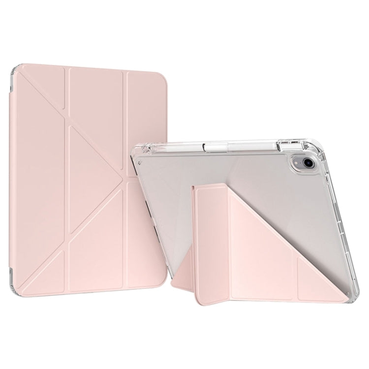 For iPad mini 2024 / mini 6 GEBEI Deformation Leather Tablet Case(Pink) - free shipping - PMc TechLife - Order now!