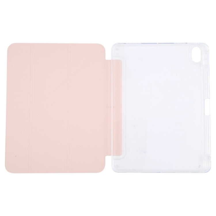 For iPad mini 2024 / mini 6 GEBEI Deformation Leather Tablet Case(Pink) - free shipping - PMc TechLife - Order now!