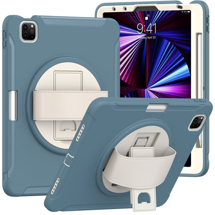 For iPad Air 11 2024 / Air 11 2025 Spider Wheel Silicone Hybrid PC Tablet Case(Cornflower Blue) - iPad Air 11 2025 / 2024 Cases by PMC TechLife | Online Shopping South Africa | PMC TechLife | Buy Now Pay Later Mobicred