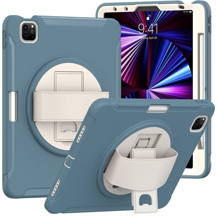 For iPad Air 11 2024 Spider Wheel Silicone Hybrid PC Tablet Case(Cornflower Blue) - iPad Air 11 2024 Cases by PMC Jewellery | Online Shopping South Africa | PMC Jewellery | Buy Now Pay Later Mobicred