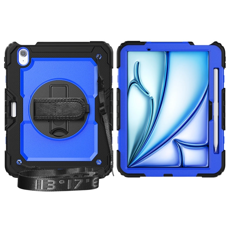 For iPad Air 11 2024 Silicone + PC Tablet Protective Case(Dark Blue+Black) - iPad Air 11 2024 Cases by PMC Jewellery | Online Shopping South Africa | PMC Jewellery | Buy Now Pay Later Mobicred