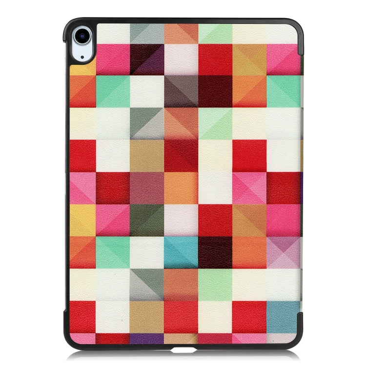 For iPad Air 11 2025 / 2024 Custer Painted 3-Fold Holder Smart Leather Tablet Case(Magic Cube) - iPad Air 11 2025 / 2024 Cases by PMC TechLife | Online Shopping South Africa | PMC TechLife | Buy Now Pay Later Mobicred