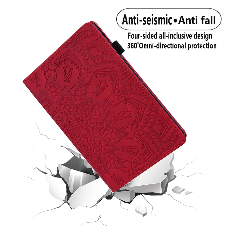 For iPad Pro 13 2024 Calf Texture Embossed Leather Tablet Case(Red) - iPad Pro 13 2024 Cases by PMC TechLife | Online Shopping South Africa | PMC TechLife | Buy Now Pay Later Mobicred