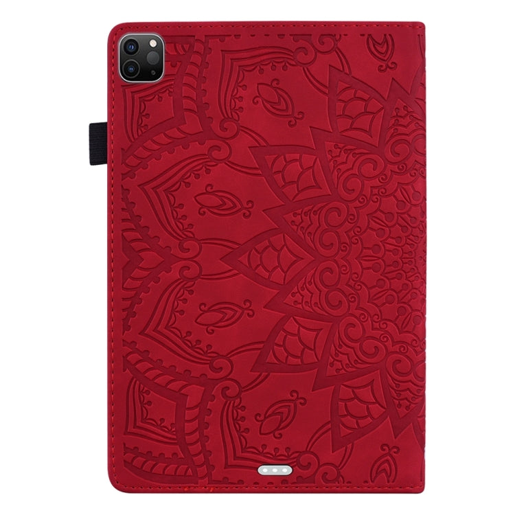 For iPad Pro 11 2024 Calf Texture Embossed Leather Tablet Case(Red) - iPad Pro 11 2024 Cases by PMC TechLife | Online Shopping South Africa | PMC TechLife | Buy Now Pay Later Mobicred