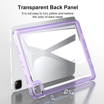 For iPad Air 11 2025 / 2024 Transparent Acrylic Tablet Case(Black) - iPad Air 11 2025 / 2024 Cases by PMC Jewellery | Online Shopping South Africa | PMC Jewellery | Buy Now Pay Later Mobicred