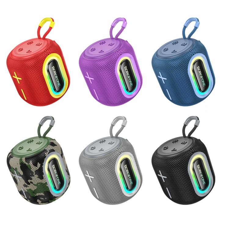 Borofone BR39 Portable Kaya Sports BT Speaker(Camouflage Green) - Desktop Speaker by Borofone | Online Shopping South Africa | PMC Jewellery | Buy Now Pay Later Mobicred