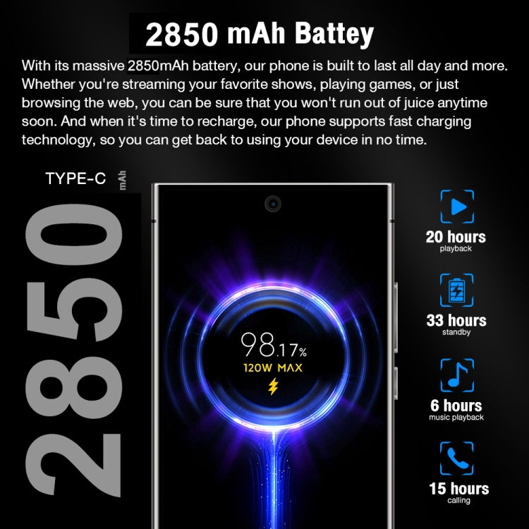 S24 Ultra / L26A, 3GB+64GB, 6.75 inch Screen, Android 8.1 MTK6753 Octa Core, Network: 4G, Dual SIM(Grey) -  by PMC Jewellery | Online Shopping South Africa | PMC Jewellery