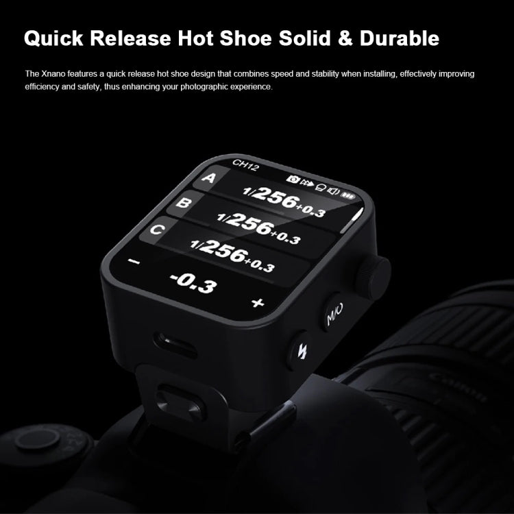 Godox X3 TTL Wireless Flash Trigger Touch Screen Flash Transmitter For Sony(Black) - free shipping - PMC TechLife - Order now!