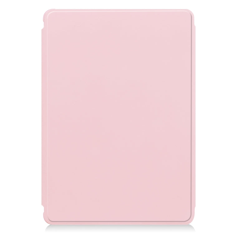 For iPad Pro 11 2024 Transparent Rotation Smart Leather Tablet Case(Pink) - iPad Pro 11 2024 Cases by PMC Jewellery | Online Shopping South Africa | PMC Jewellery | Buy Now Pay Later Mobicred