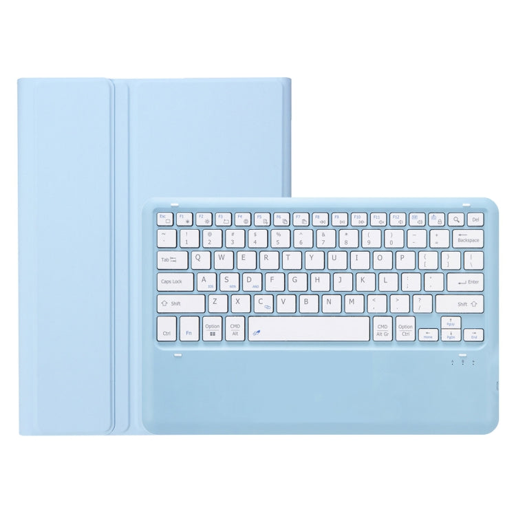 For iPad Pro 13 2024 A13B Detachable Ultra-Thin Bluetooth Keyboard Leather Tablet Case with Pen Slot(Light Blue) - For iPad Pro by PMC TechLife | Online Shopping South Africa | PMC TechLife | Buy Now Pay Later Mobicred