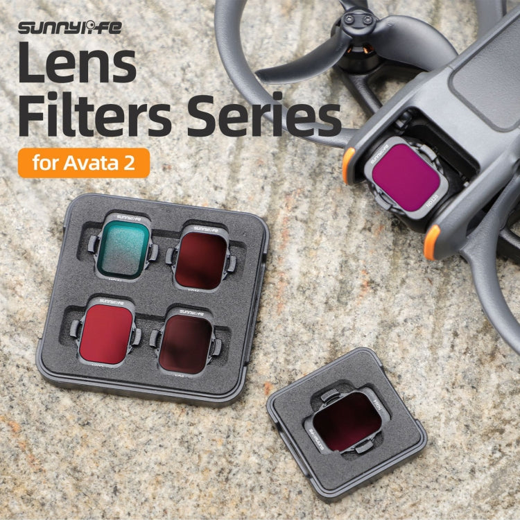 For DJI Avata 2 Sunnylife Camera Lens Filter, Filter:5 in 1 ND8/16/32/64/128 - free shipping - PMC TechLife - Order now!