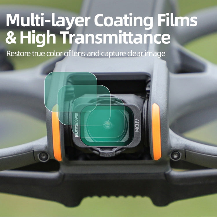 For DJI Avata 2 Sunnylife Camera Lens Filter, Filter:ND8 - free shipping - PMC TechLife - Order now!