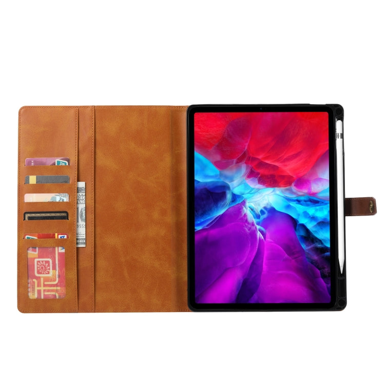 For iPad Pro 11 2024 Calf Texture Double Fold Clasp Horizontal Flip Leather Smart Tablet Case(Black) - iPad Pro 11 2024 Cases by PMC TechLife | Online Shopping South Africa | PMC TechLife | Buy Now Pay Later Mobicred