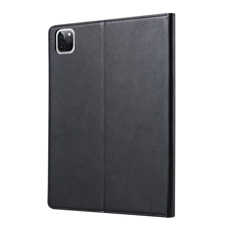 For iPad Pro 11 2024 Knead Skin Texture Horizontal Flip Leather Smart Tablet Case(Black) - iPad Pro 11 2024 Cases by PMC TechLife | Online Shopping South Africa | PMC TechLife | Buy Now Pay Later Mobicred