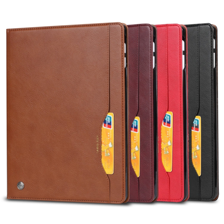 For iPad Pro 13 2024 Knead Skin Texture Horizontal Flip Leather Smart Tablet Case(Red) - iPad Pro 13 2024 Cases by PMC TechLife | Online Shopping South Africa | PMC TechLife | Buy Now Pay Later Mobicred