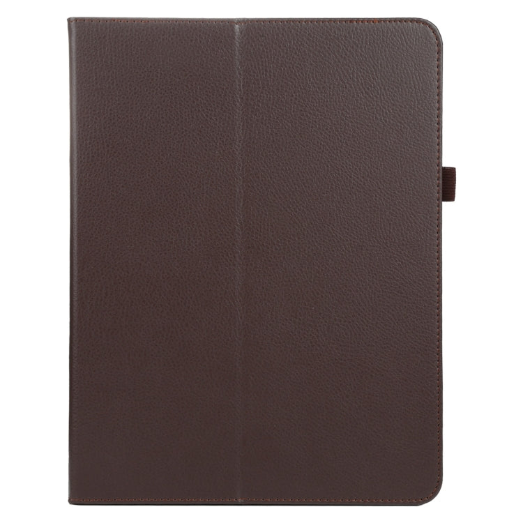 For iPad Air 11 2024 Litchi Texture Solid Color Leather Tablet Case(Brown) - iPad Air 11 2024 Cases by PMC Jewellery | Online Shopping South Africa | PMC Jewellery | Buy Now Pay Later Mobicred