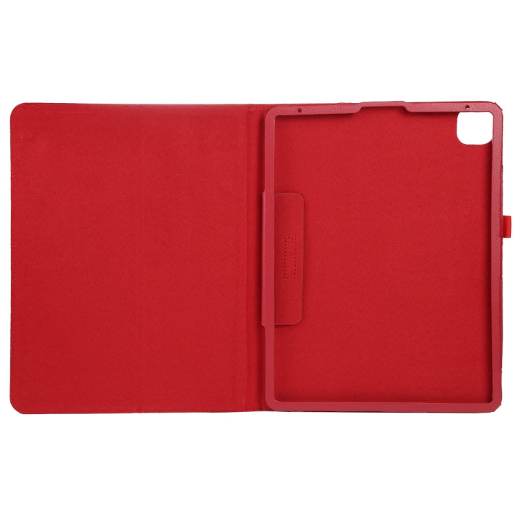 For iPad Pro 13 2024 Litchi Texture Solid Color Leather Tablet Case(Red) - free shipping - PMC TechLife - Order now!