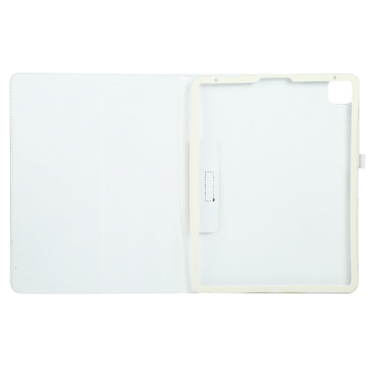 For iPad Pro 13 2024 Litchi Texture Solid Color Leather Tablet Case(White) - iPad Pro 13 2024 Cases by PMC TechLife | Online Shopping South Africa | PMC TechLife | Buy Now Pay Later Mobicred