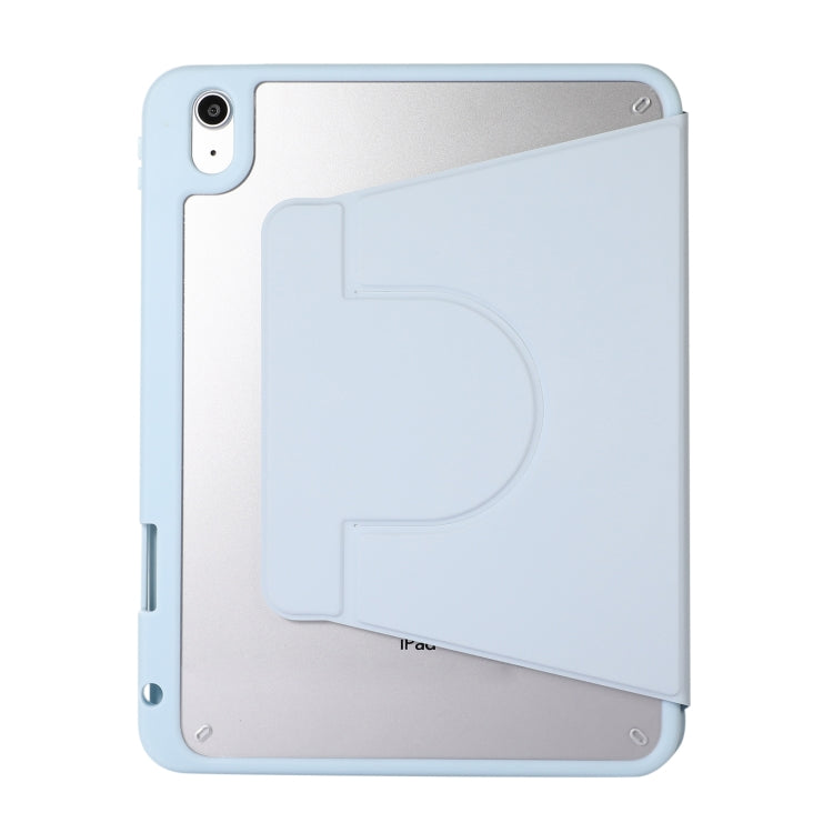 For iPad Pro 11 2024 2 in 1 Acrylic Split Rotating Leather Tablet Case(Ice Blue) - iPad Pro 11 2024 Cases by PMC TechLife | Online Shopping South Africa | PMC TechLife | Buy Now Pay Later Mobicred