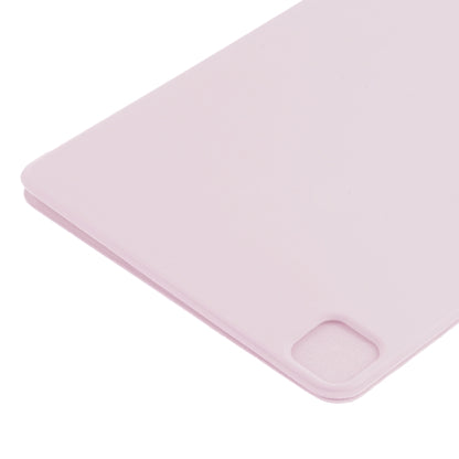 For iPad Pro 13 2024 Double-sided Clip Non-buckle Magnetic PU Smart Tablet Case(Pink) - iPad Air 13 2024 Cases by PMC Jewellery | Online Shopping South Africa | PMC Jewellery | Buy Now Pay Later Mobicred