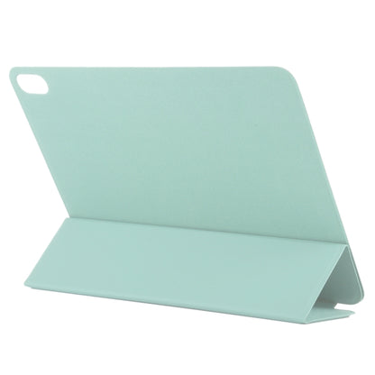 For iPad Air 11 2024 Double-sided Clip Non-buckle Magnetic PU Smart Tablet Case(Light Green) - iPad Air 11 2024 Cases by PMC Jewellery | Online Shopping South Africa | PMC Jewellery | Buy Now Pay Later Mobicred